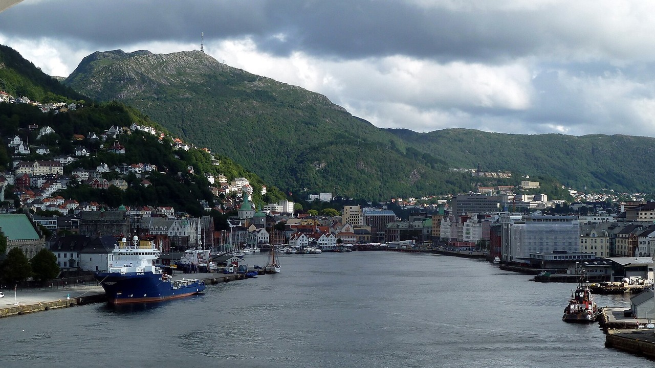 Vågen och hamnen i Bergen