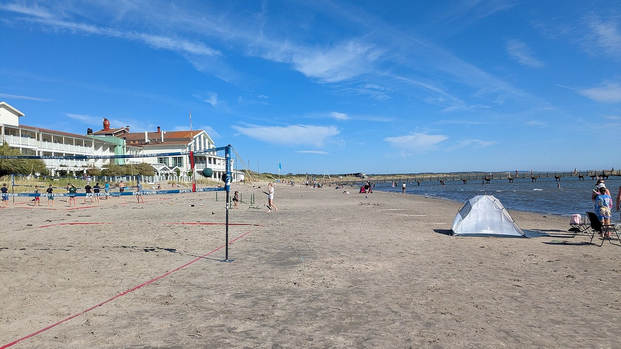 Skrea strand i Falkenberg